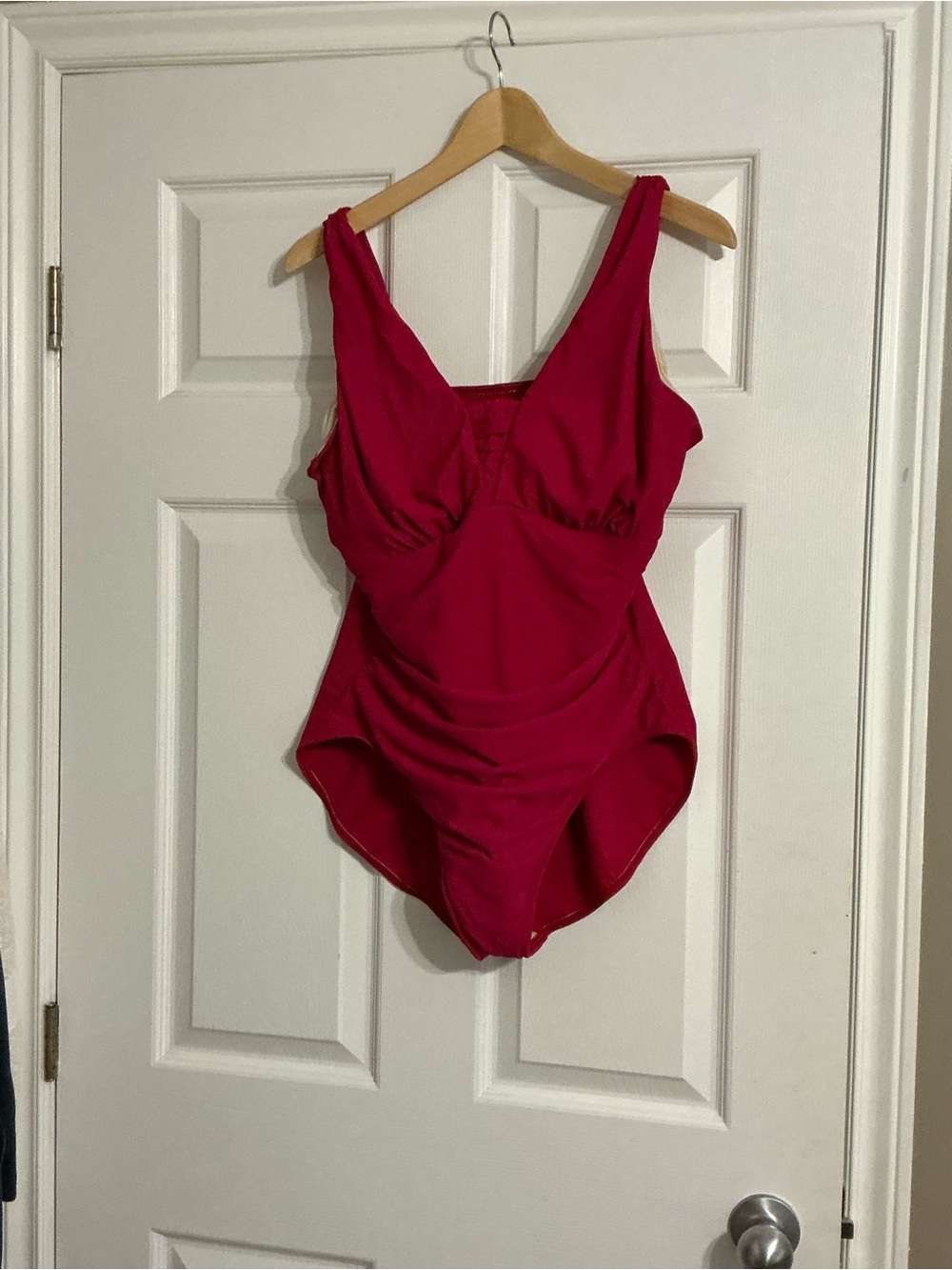 Land’s End SlenderSuit Swimsuit in Fuchsia